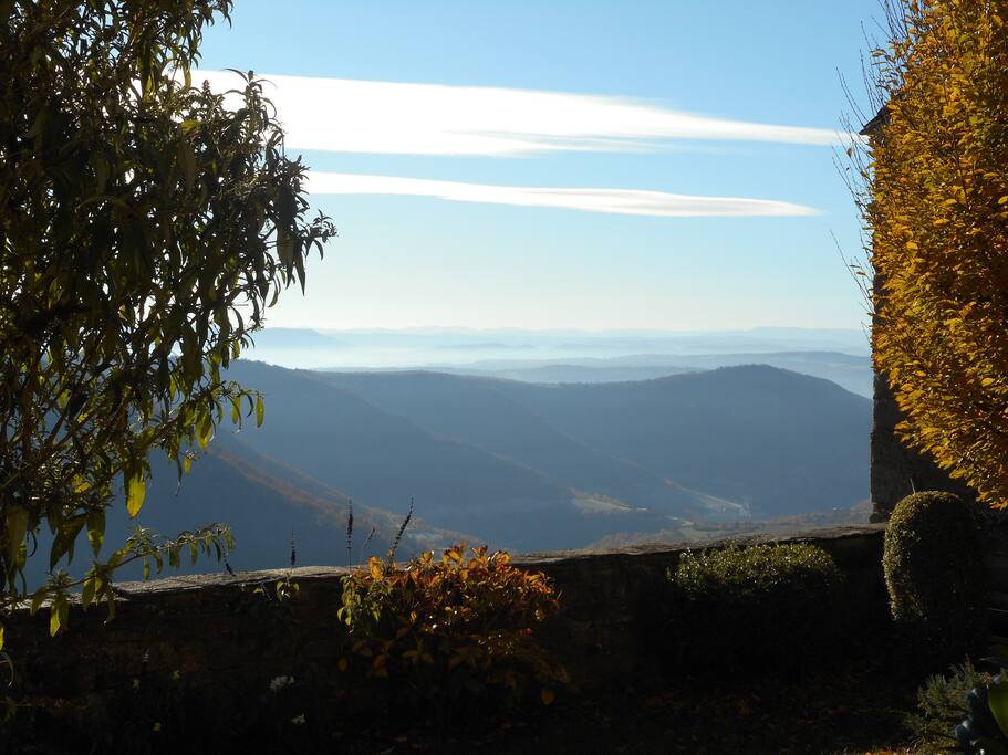 Superb cycling Col de Vernhette 1029m Grand Causse National Park