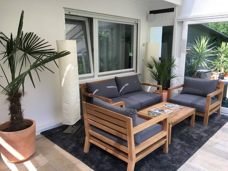 Lounge im Wintergarten