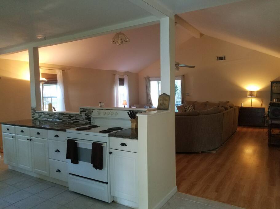 Entrance into Kitchen & Living Room