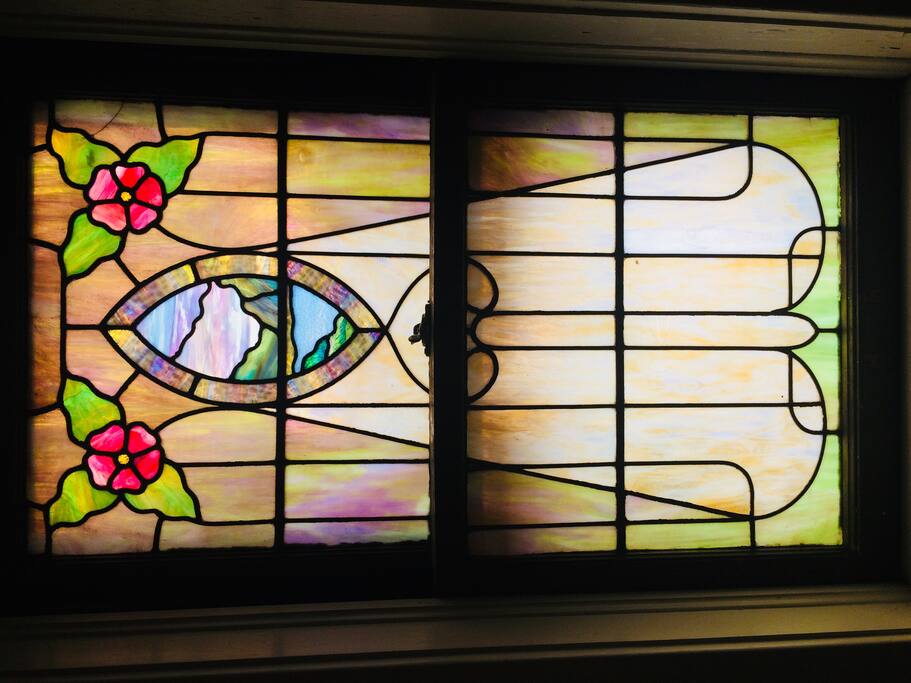 Hallway Stain Glass Window