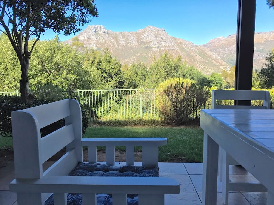 Wonderful views from the patio