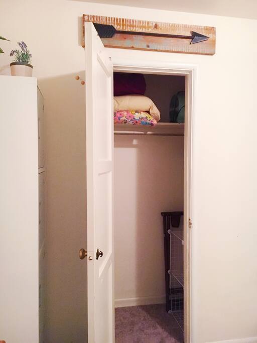 Guest bedroom closet
