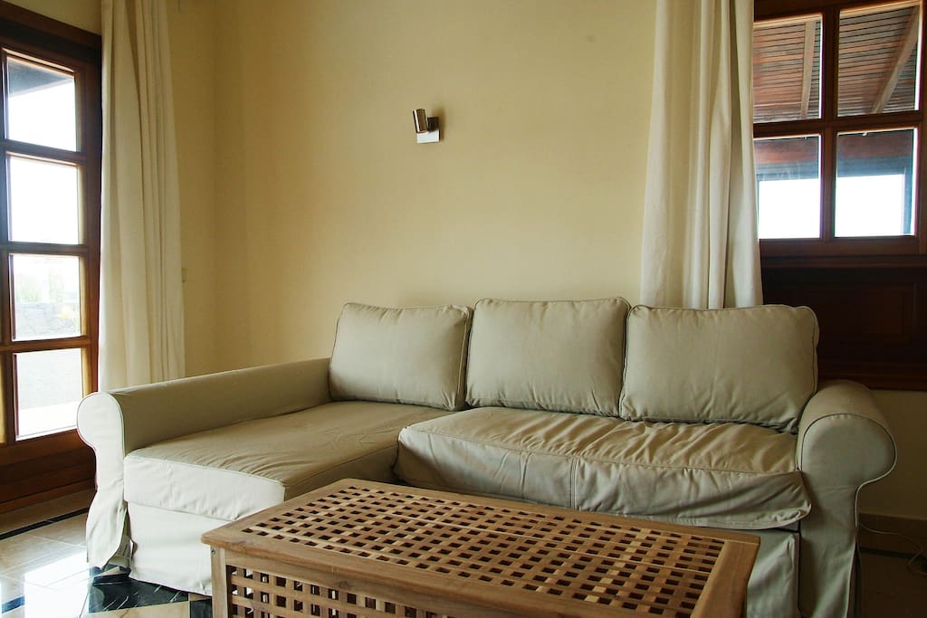 Sala con divano letto