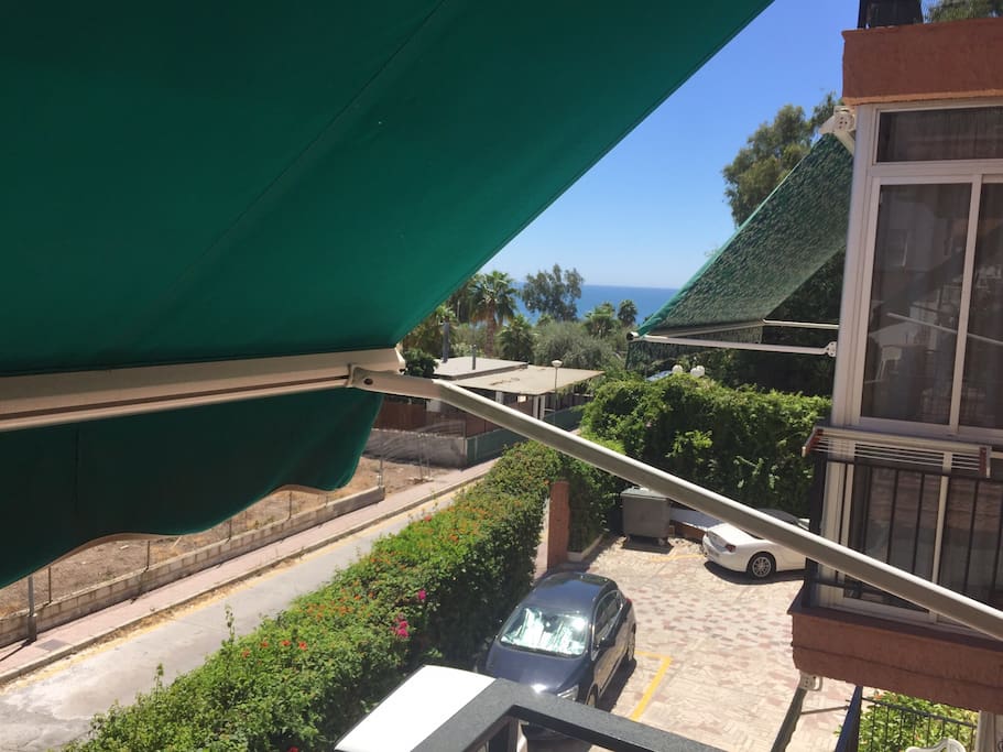 Terraza con vistas al mar