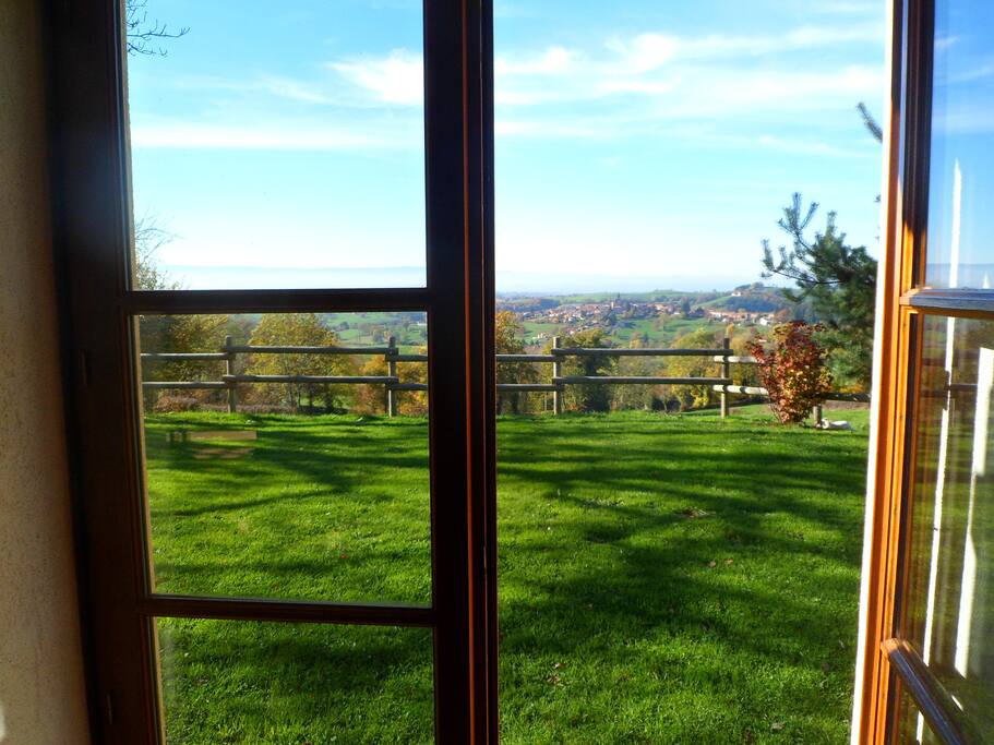 Vue depuis le salon des hôtes