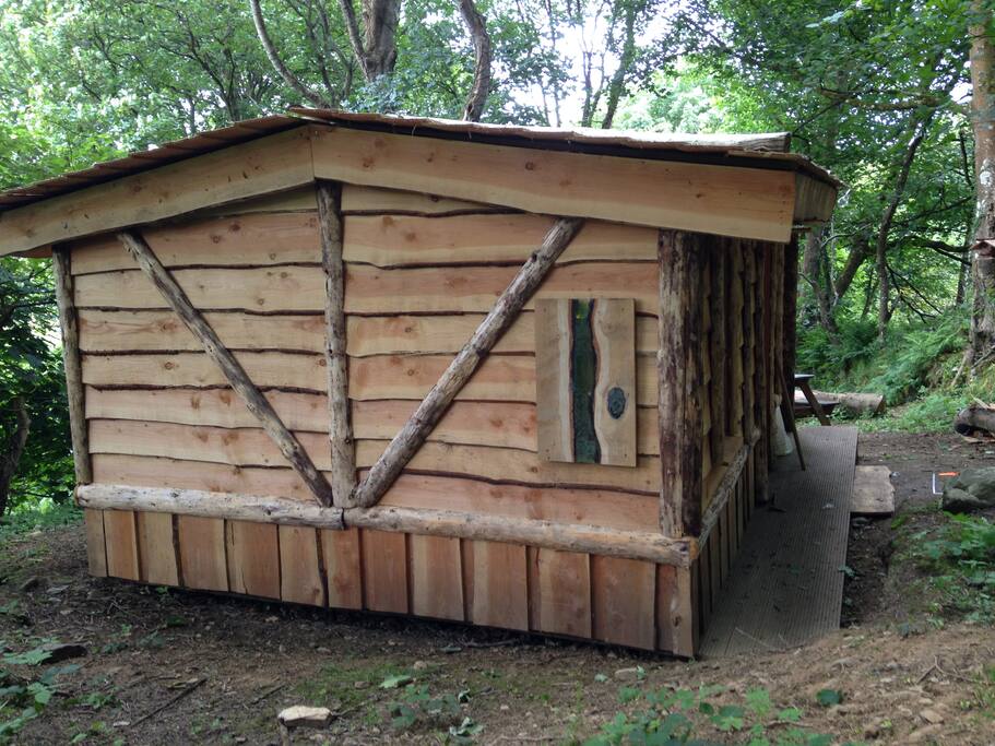 The rear of the Cabin in the Woods