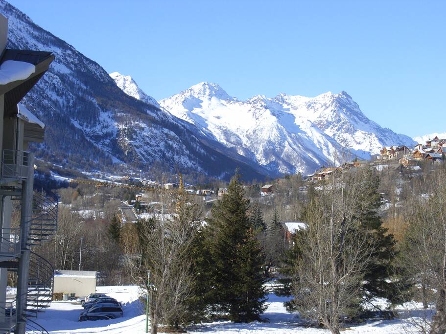Vue depuis la terrasse côté est