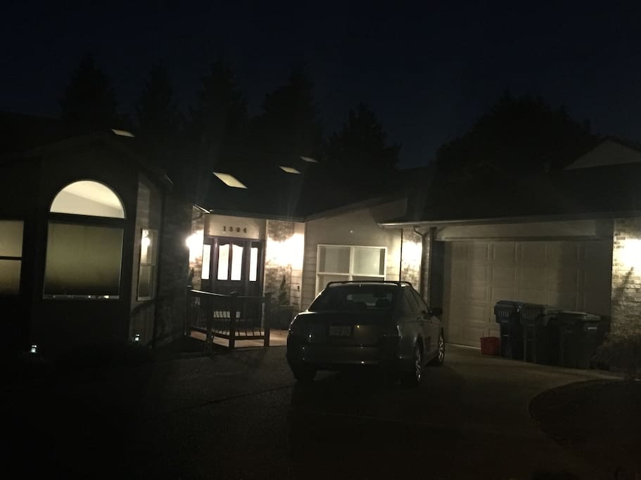 Home sweet home! Here's the house from the outside