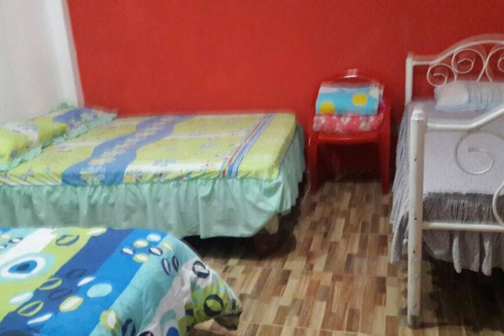Cuartos muy acogedores.