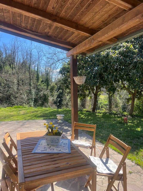 Podere Il Glicine pool view