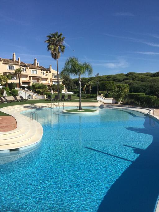 Shared private pool.