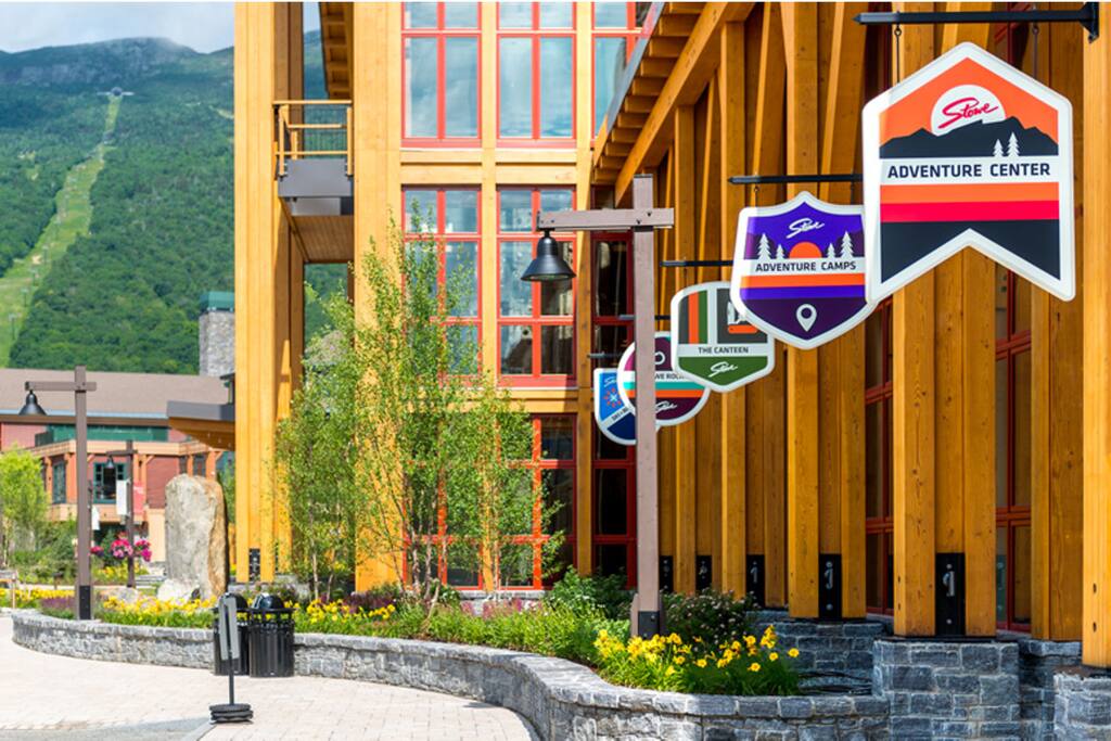Located in the adventure center building