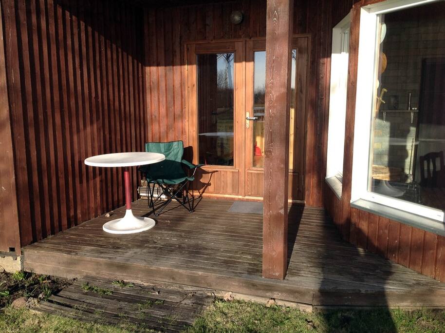Guest house entrance