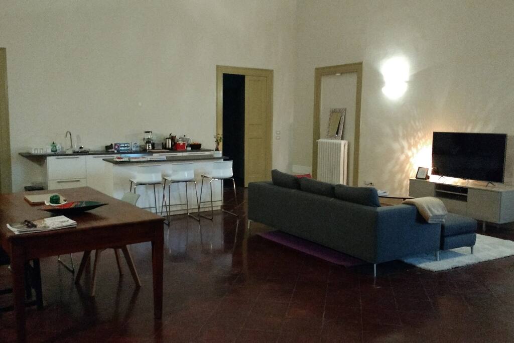 Living & Kitchen Area