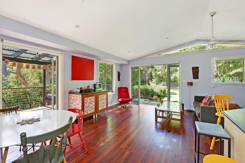Open plan living room