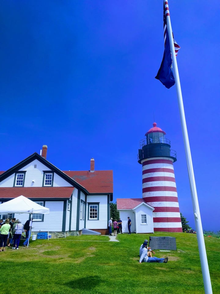 Heart of Lubec! Charming Arts & Crafts Home