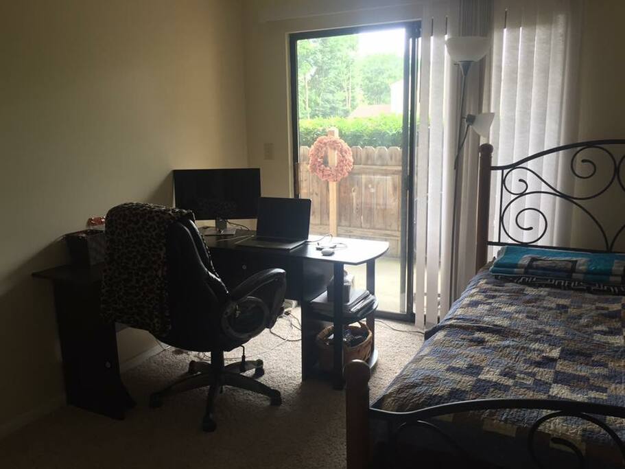 The bedroom you'll be using.