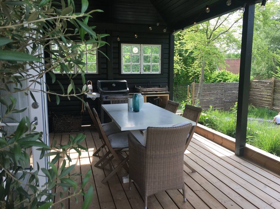 Outside seating area