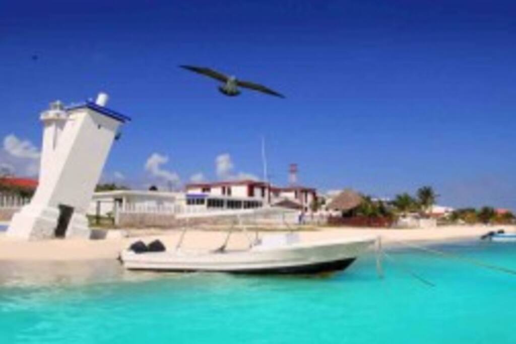 La playa a solo 5 minutos del departamento
