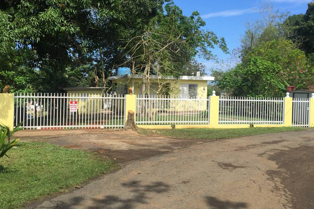 Outside/front view of Simple Country Home.