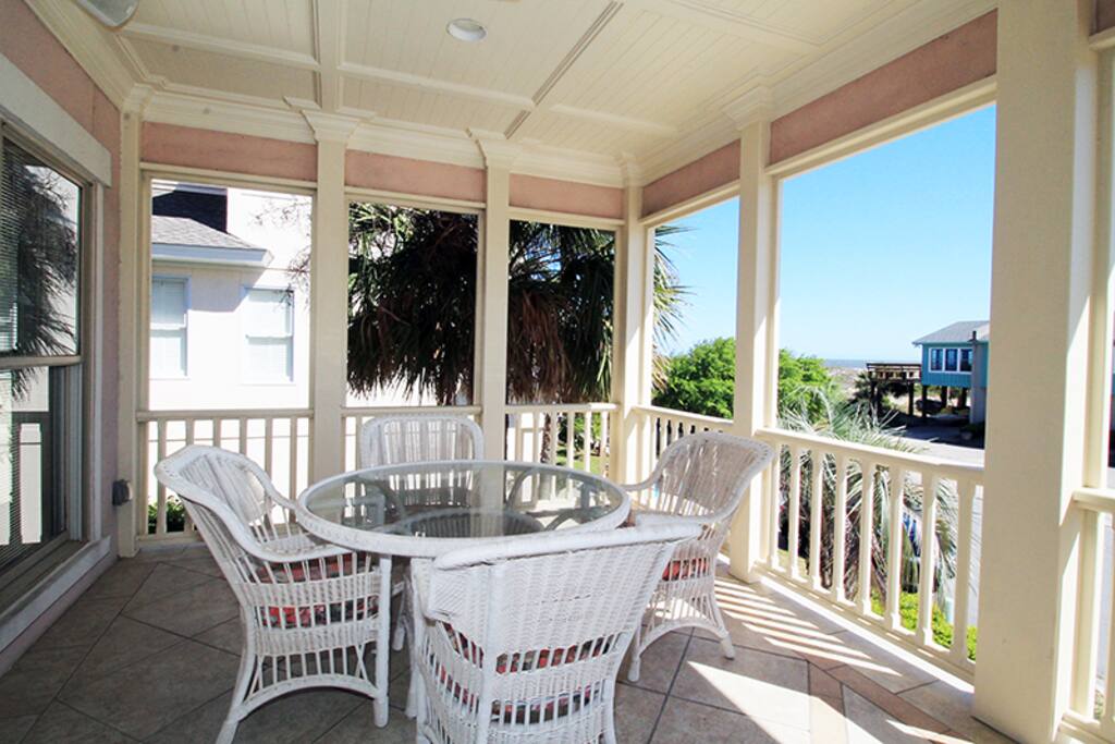 Enjoy the Ocean Breezes, Sights and Sounds of the Atlantic Ocean from the Spacious Front Porch