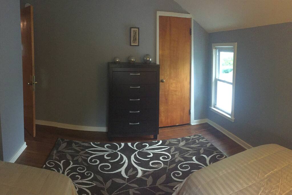 Bedroom 2 dresser and closet