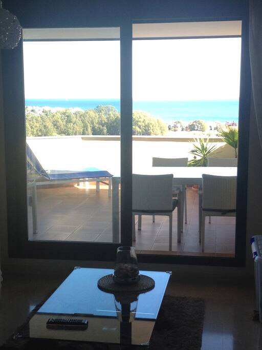 terrasse et vue