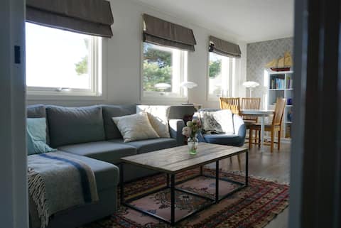 Popular Airbnb listing: Downtown apartment with free parking in Risør