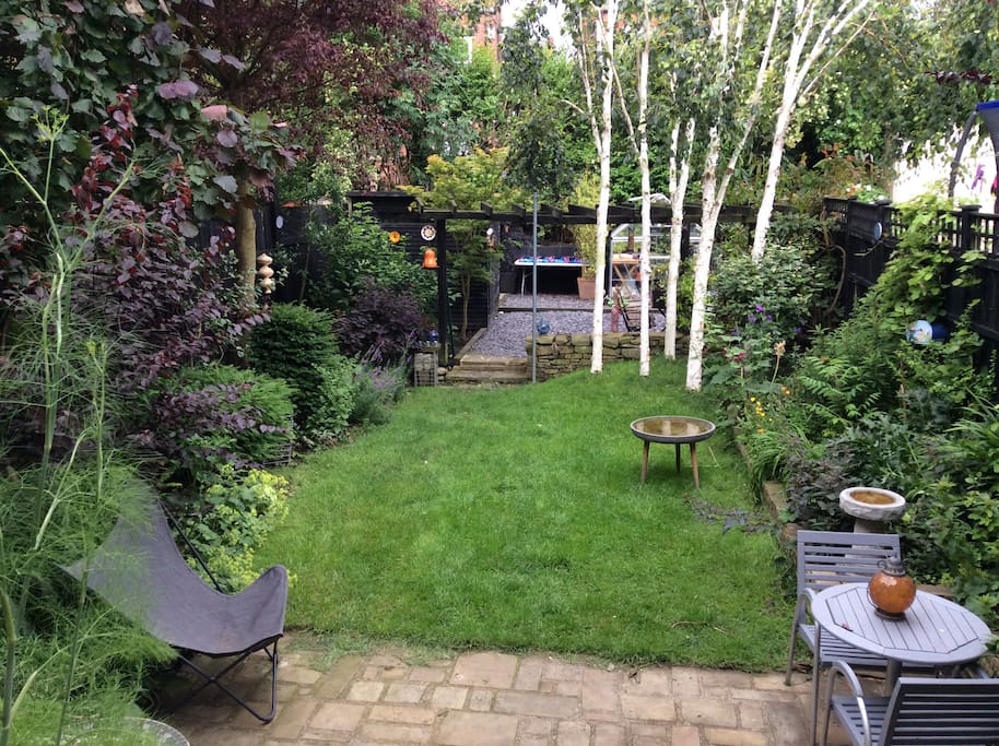 The back garden