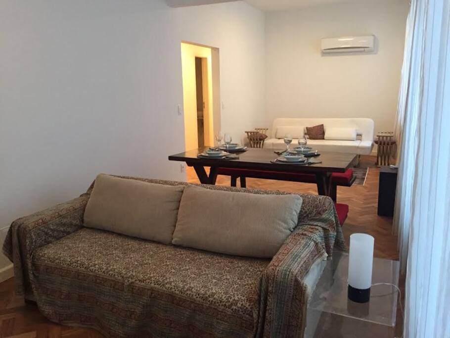 Sala com três ambientes