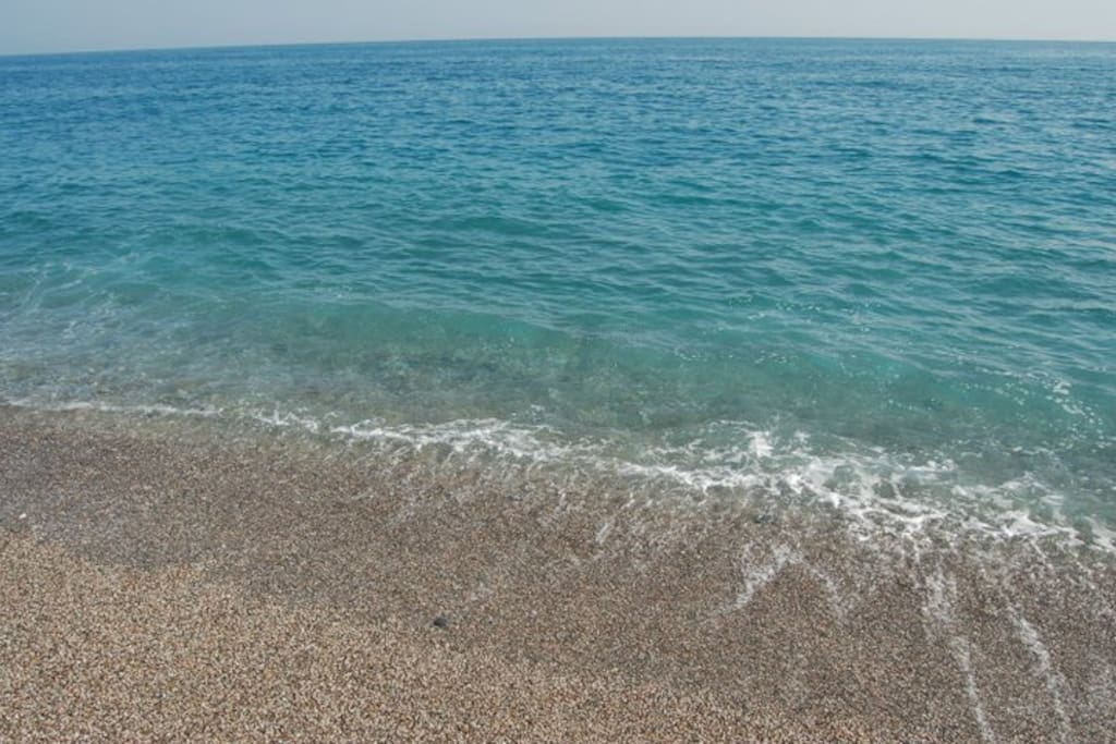 La spiaggia vicina