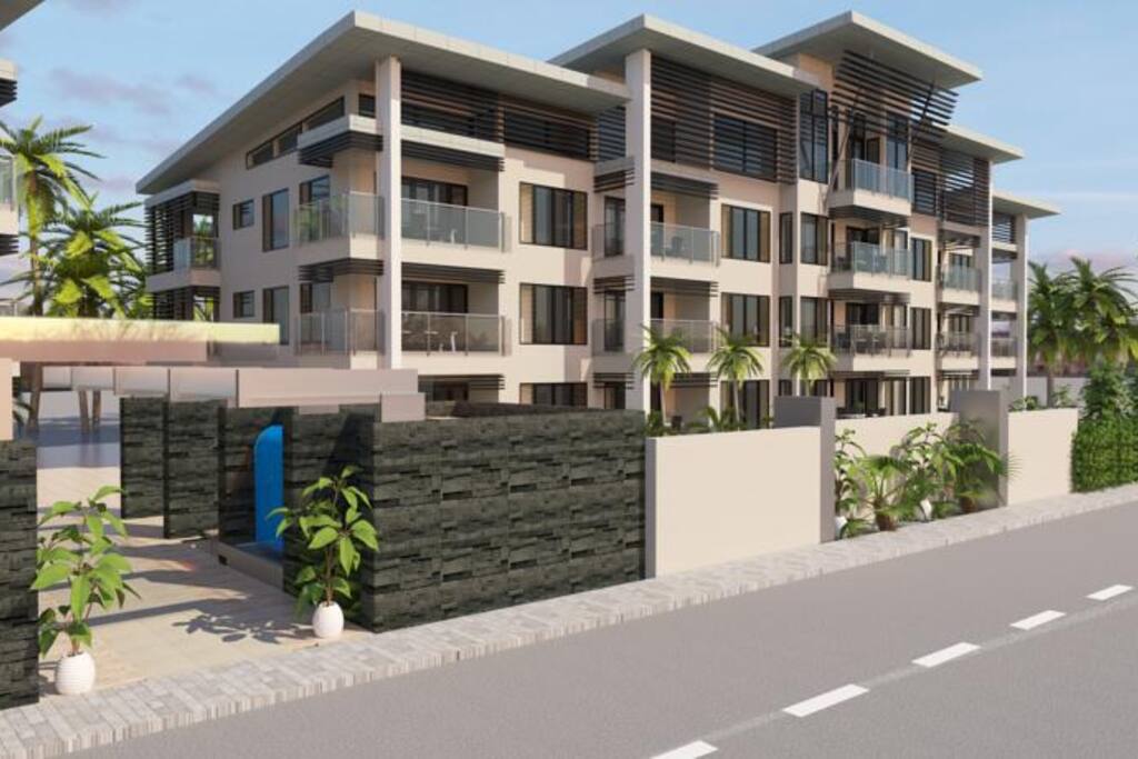Outside View Of The Palms Denarau Apartment