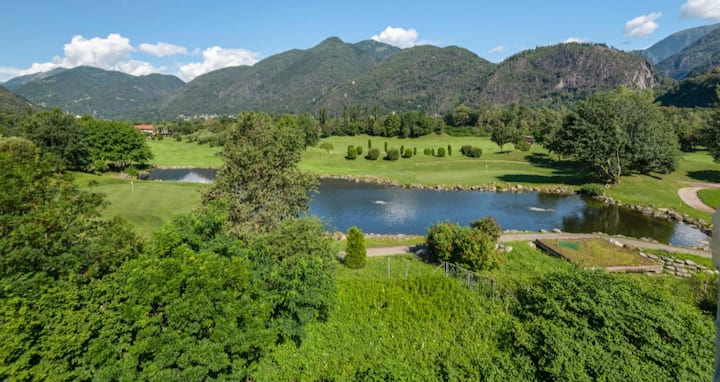 near Losone Golf Course, river - 2 km Locarno, Ascona