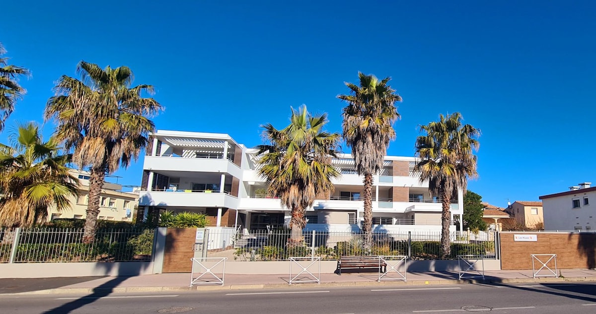 Beliebte Airbnb-Anzeige: Superb apartment in residence, free parking! in Palavas Les Flots