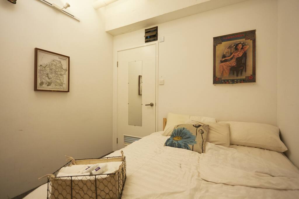 Bedroom with locking door