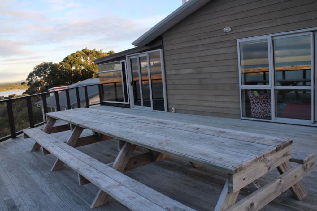 Ample decking for enjoying the view