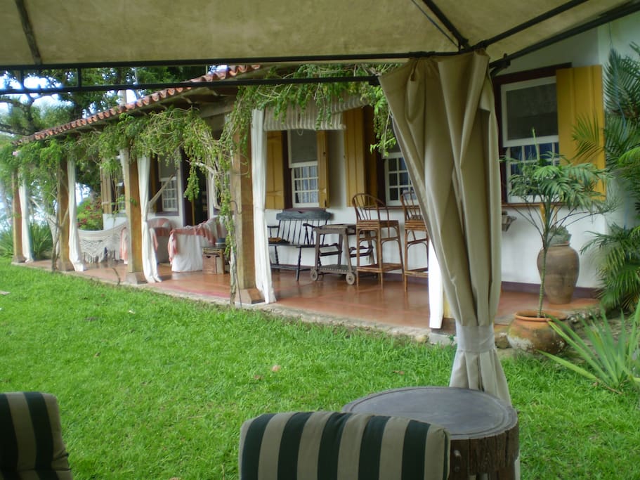 Varanda da casa.