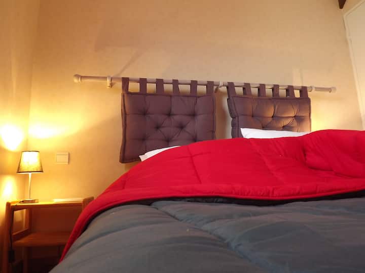 Sala de reuniones con 1 cama de matrimonio XL