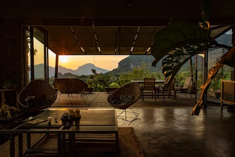 Tepoztlán Mountain House with the best mountain view