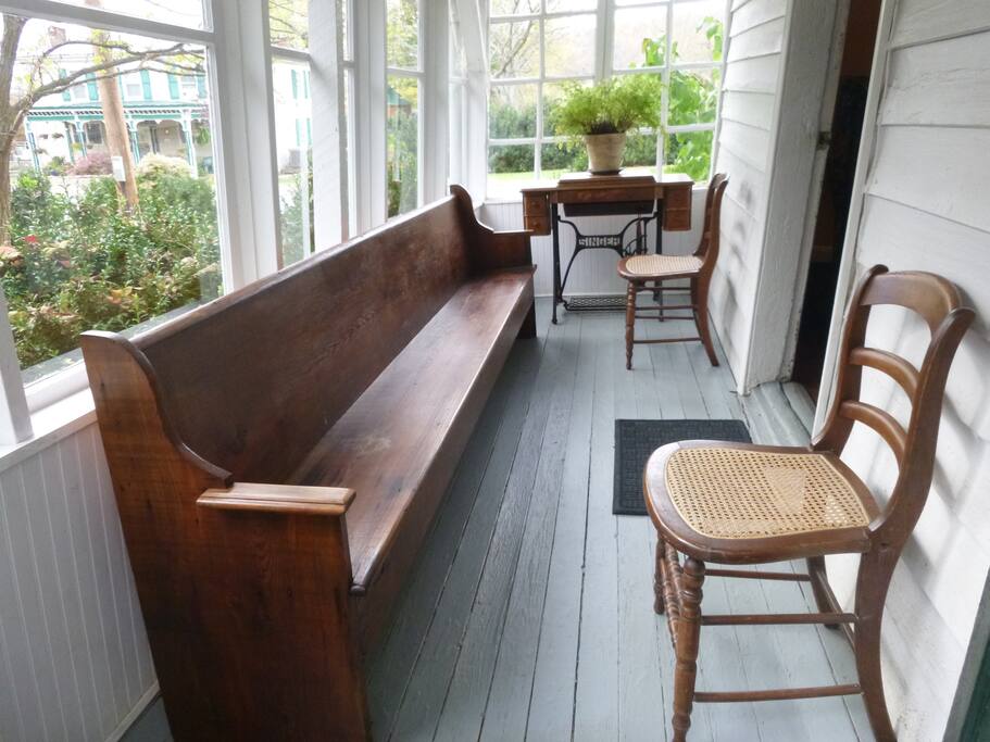 Cottage sunporch and entrance