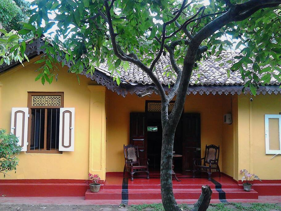 Heritage home newly renovated for guest lovely structure and covered with terracotta roof tiles.