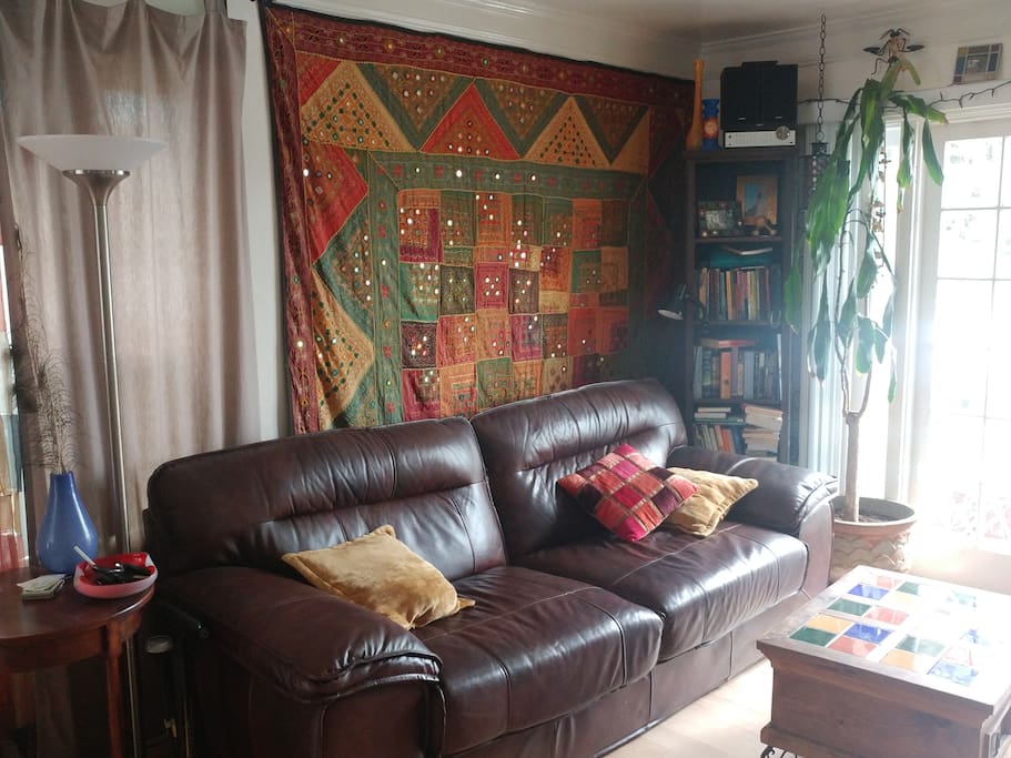 Living room - the French Doors are to the Balcony