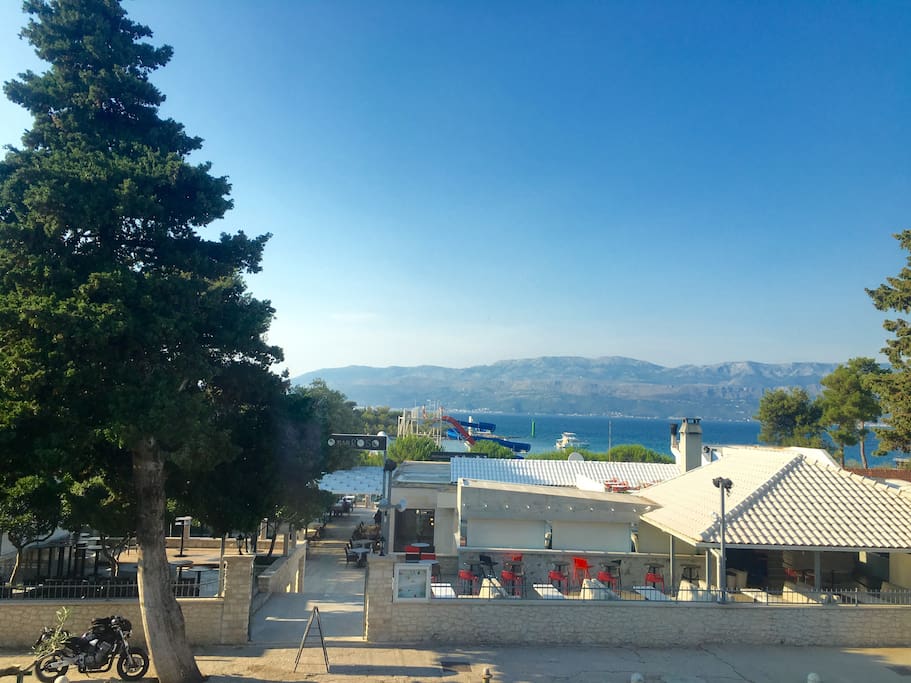 View from the balcony