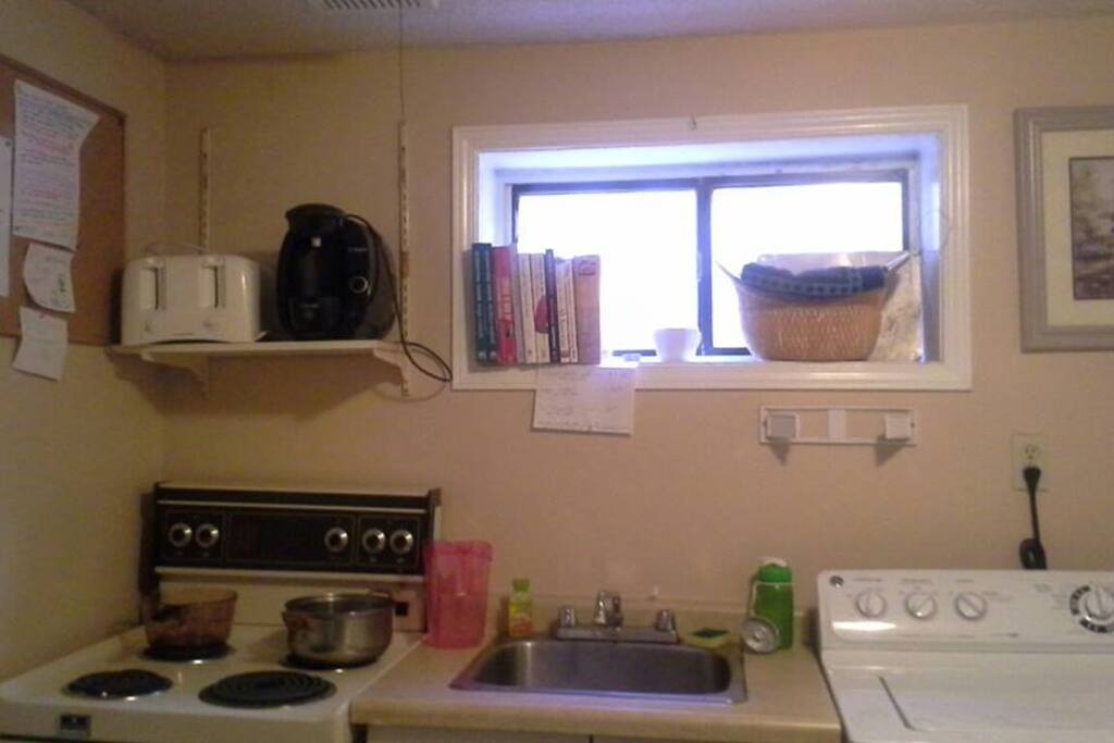 Kitchen and laundry area