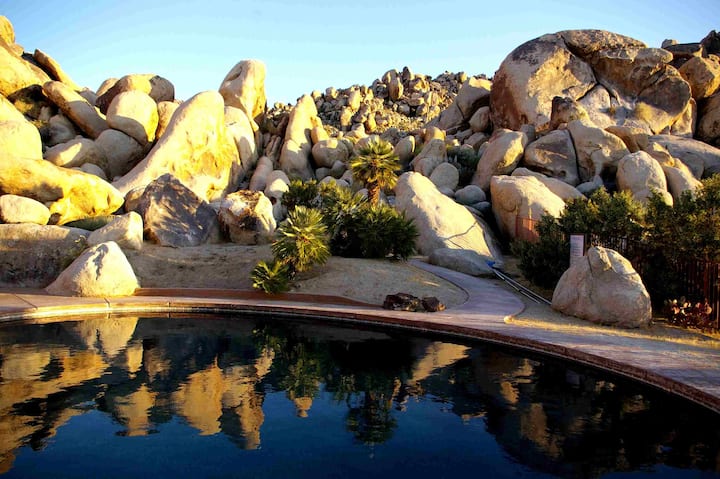Joshua Tree Retreat | Pool, Gardens & Cave Estate - Houses for Rent in ...