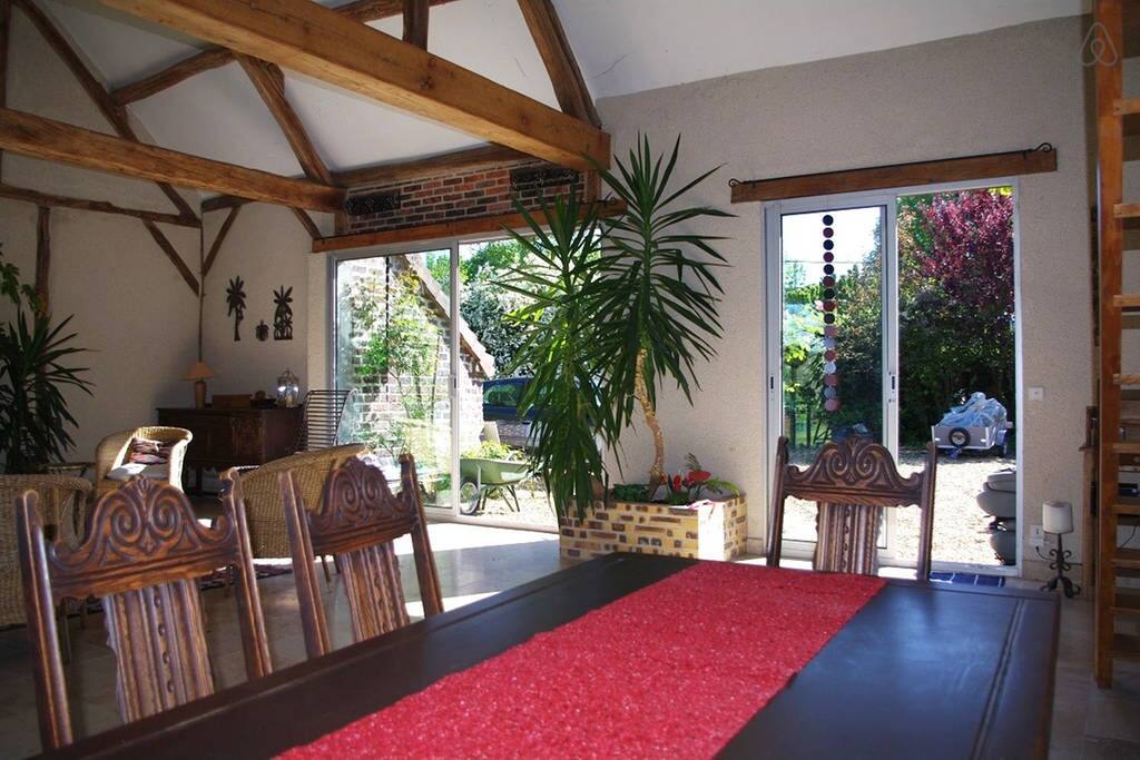 The dining area