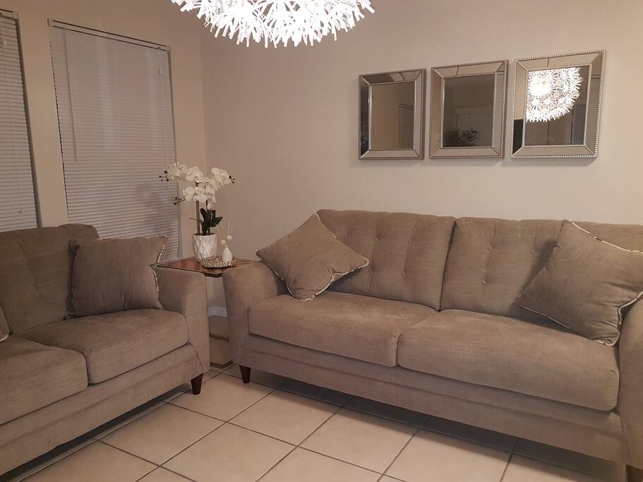 Clean and cozy decoration