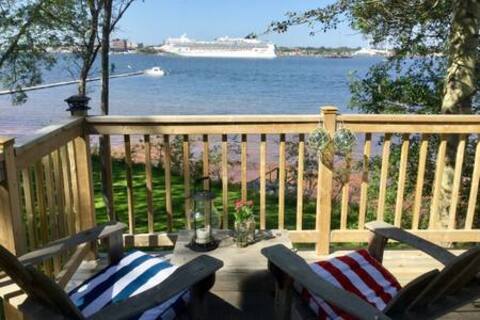 The Boathouse on the waterfront overlooking Charlottetown