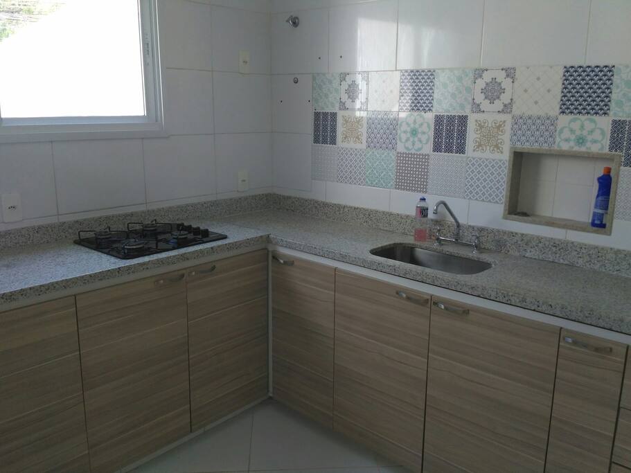 Cozinha com cocktop