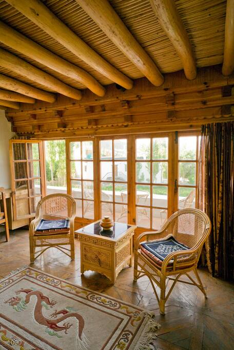 Bask in the Himalayan sun rays in morning & star gaze to sleep at night.